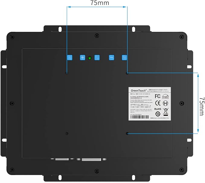 GreenTouch 9.7 Inch Open Frame 1024x768 PCAP Touch Screen Monitor Embedded Touch LCD Display for Industrial
