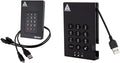 Apricorn 4TB Aegis Fortress L3 256-bit AES XTS Encrypted USB 3.0 Portable Drive Bundle with 1TB Aegis Padlock USB 3.0 256-bit AES Encrypted Portable External Hard Drive