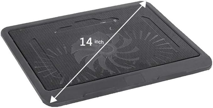 Gaming Laptop Cooler Single Fan Led Dual USB Port Laptop Cooling Pad with Stand Function for Laptop Cooler