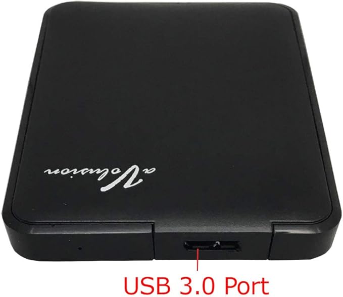 Avolusion Portable Slim USB 3.0 External Hard Drive (NTFS Pre-Formatted for Windows OS Laptop Desktop Tablet) - 2 Year Warranty (1TB)