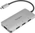 Targus USB-C to 4-Port USB-A Hub – Expand Your Connections with High-Speed Data Transfer and Universal Compatibility Laptop USB Splitter and Adapter (ACH226BT)