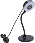USB Computer Cam Built in Mic AF Touch Control Auto Focus with Fill Light and Bendable Rod 5MP ABS Webcam for PC Laptop for Online Chatting Home Studio Podcasting Gaming