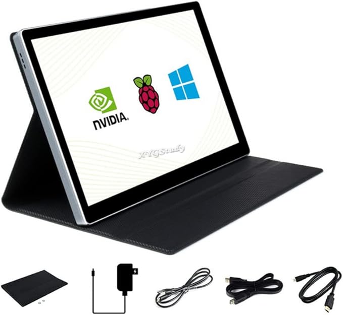 10.5inch HDMI Capacitive Touch AMOLED 2560×1600 2K Resolution with Fully Laminated Toughened Glass Panel for Raspberry Pi Jetson Nano PC Windows 11/10 / 8.1/8 / 7 CM4
