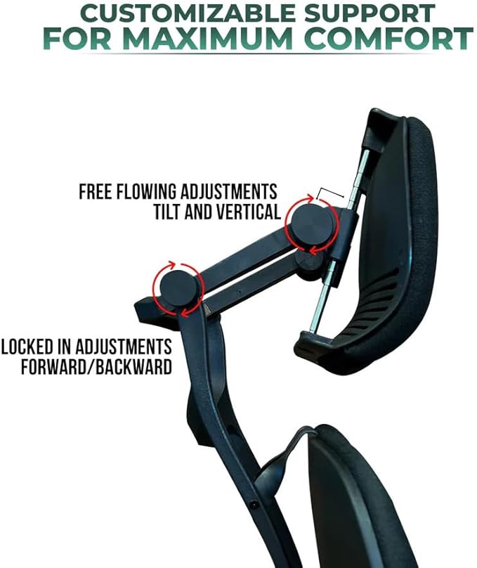 OFFICE LOGIX SHOP Leap V2 Chair with Headrest Bundle (Fabric Black)