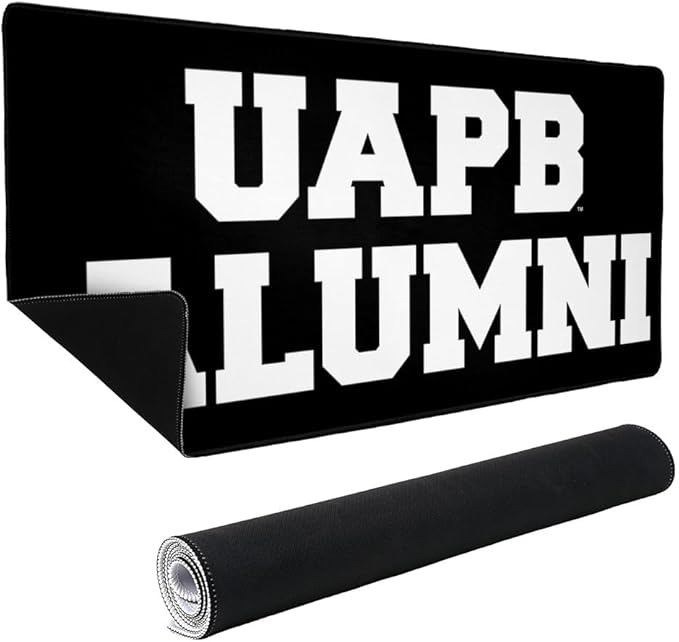 Arkansas at Pine Bluff Alumni Logo Large Gaming Mouse Pad Desk Mat with Stitched Edges Non-Slip Base for Gamer Home and Office 31.5 x 15.7
