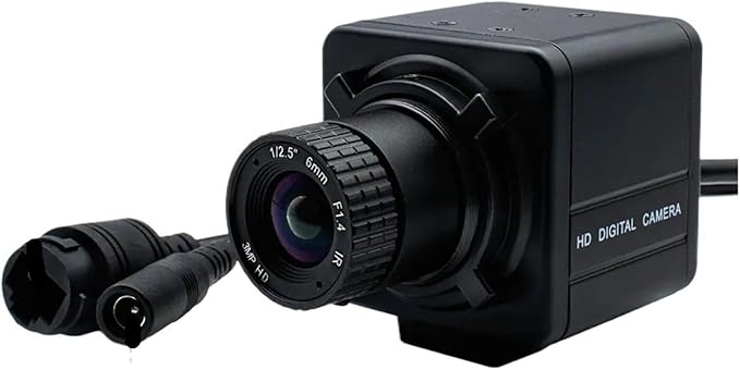 Mini Camera 3 4 5 8MP CMOS Security POE H265 with 6mm Fixed CS Lens P2P IP POE48V Industrial Camera