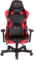 Clutch Chairz Crank Series Gaming Chair - Premium Ergonomic Design Lumbar and Head Support Pillows - Black/Red