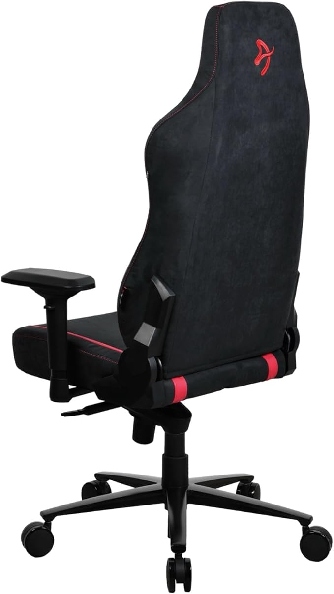 Arozzi Vernazza Gaming Chair - Super Soft Gaming Chairs for Adults Adjustable Height Large Spacious Seat &amp Backrest with Support Pillows - Swedish Design Home Office Computer Chairs Red