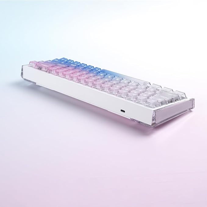 DAREU COOL68 60% Wired Gaming Keyboard Rapid Trigger Magnetic Switch Keyboard with 8000Hz Polling Rate Adjustable Actuation 0.1ms Latency Gasket Mount Hot swappable RGB Light