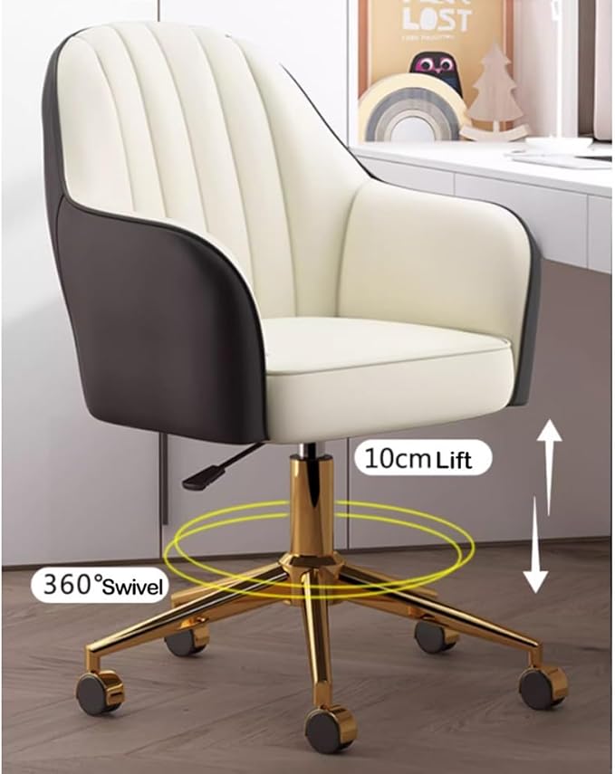 KITCISSL Video Game Chairs Computer Gaming Chair for Bedroom Desk Chair Gaming Chair Lift Makeup Chair Accent Chairs Dormitory Swivel Office Chair for Living Room Home Office (Color : Green)