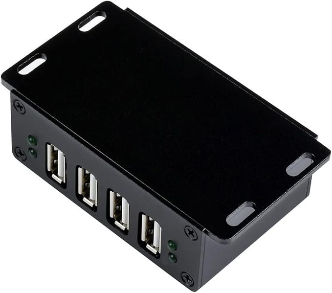 Waveshare Industrial Grade USB HUB Extending 4X USB 2.0 Ports Switchable Dual Hosts Sharing USB Devices for Two Hosts