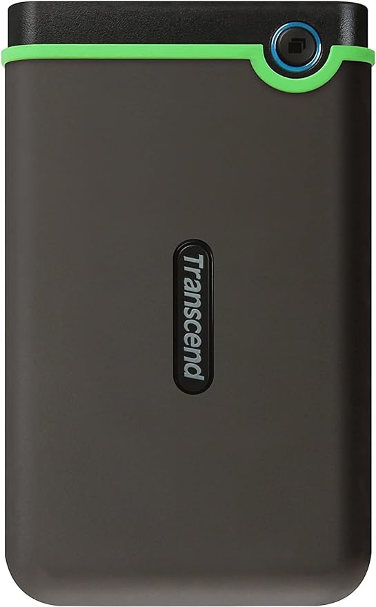 Transcend TS4TSJ25M3S-E Portable Hard Drive 4 TB Shockproof Slim Type USB3.1 Gen1 PC/PS4 Compatible 3 Year Warranty