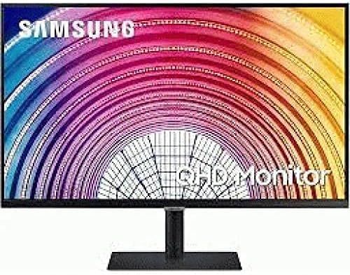 Samsung Business S60A Series 32 Inch QHD 2540x1440 Computer Monitor VA 75 Hz HDR10 DP HDMI Headphone USB 3.0 Hub 3-Yr WRNTY (S32A604NWN) (Renewed)