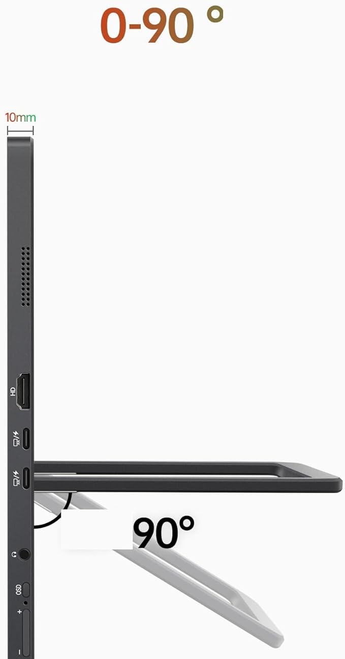 Second Screen Portable Display 16-inch 3K Ten-Point Touch Game Console Extended Sub-Screen 60 Hz Refresh Rate Gaming