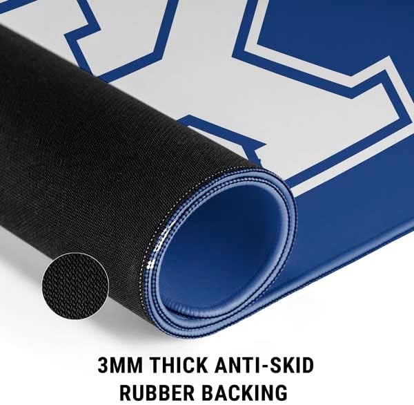 Skinit Medium Gaming Mouse Pad - Officially Licensed UK Kentucky Design with Stitched Edges Waterproof Non-Slip Rubber Base Desk Mat for Keyboard &amp Mouse 17.7 x 15.75 inches