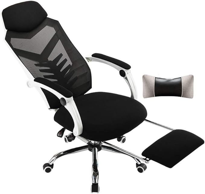 High-Back Gaming Chair with Footrest Ergonomic Comfortable Office Chair Reclining Video Game Computer Desk Chair Bearing Capacity: 330lbs