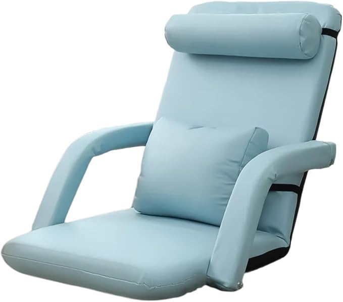 Gaming Chair - Indoor Floor Sofa Armchair 5-Position Reclining Seat for Living Room Bedroom Office - Lazy Lounger Sleeper