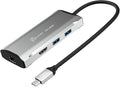 j5create USB C Hub - 4K 60Hz HDMI 2 USB-A 10Gbps USB-C 10Gbps with PD 100W Ethernet | Multiport Adapter for MacBook ChromeBook XPS Surface Pro (JCD392)