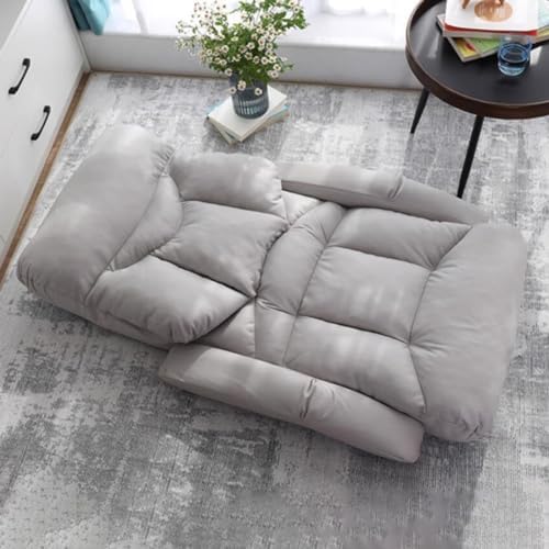 BTZHY Floor Chair Floor Chair Foldable Sleeper Chair 5-Way Adjustable Floor Chair Adults with Armrest Lazy Sofa Meditation Chair Window Chair for Reading Living Room Bedroom Indoor(/Gray)