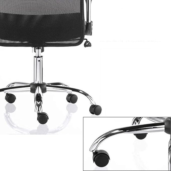 Office Chair High Back Gaming Chair Ergonomic Chair Office Chair 360 Degree Swivel Chair Mesh Lumbar Support Work Chair Game Chair Chair (Color : Black) Needed