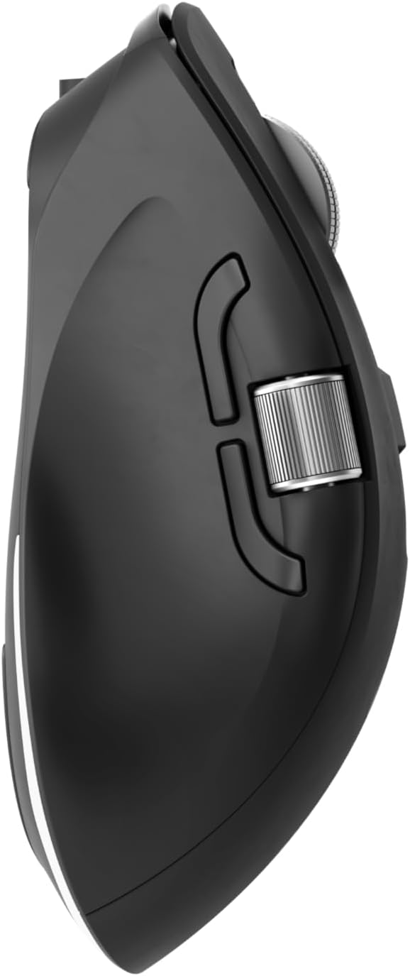 ALOGIC Apex Bluetooth USB-C Rechargeable 7 Keys Programmable Mouse | Ergonomic Design | Mac and Windows Shortcuts