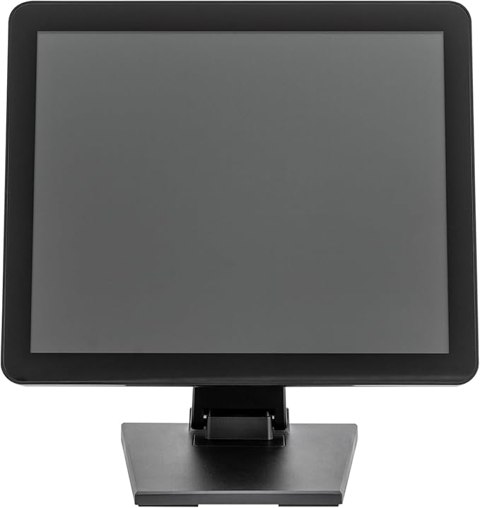 Touchscreen POS Cash Register Till SystemAdjustable/Foldable 17'' POS-Touch-Screen-MonitorAll-in-One Smart Touchscreen Monitorswith 1 USB Port/Power Port/VGA Port/Headphone Port/HDMI Port