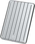 Silicon Power 1TB Rugged Portable Hard Drive 100% Aluminium Slim Case (12 mm.) LED Indicator Shockproof up to 1.22m Type C to USB 3.1