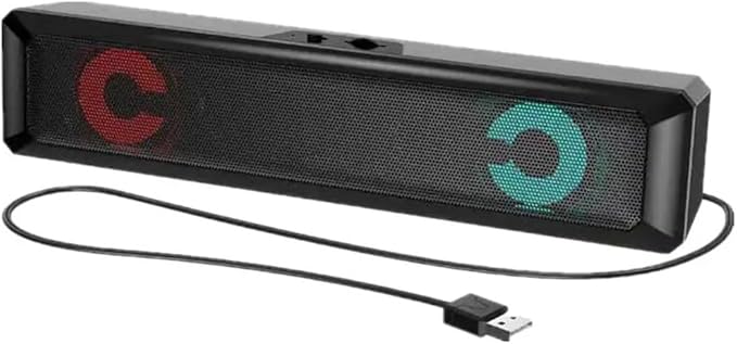 Wired Powerful Computer Speaker Bar Stereo Subwoofer Bass Music Player Surround Sound Box for PC Theater TV