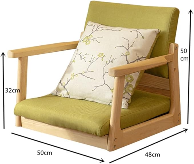 Office Chair Gaming Chair Computer Chair Bay Window Floor Tatami Legless Chair with Upholstery Seat Cushion Home Furniture Leisure Chair