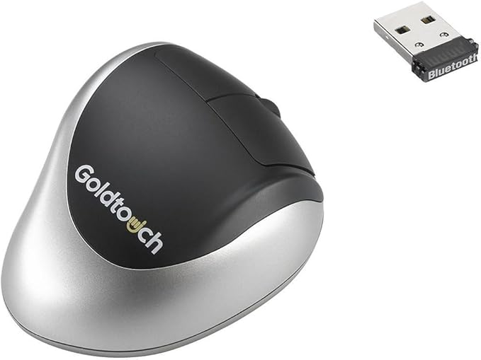 Goldtouch KOV-GTM-BTD Bluetooth Comfort Mouse with Dongle (Right-Handed)