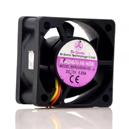 Bi Sonic BP402005H-03 5V 0.25A 4020 Double Ball Cooling Fan for Laptops and Electronics