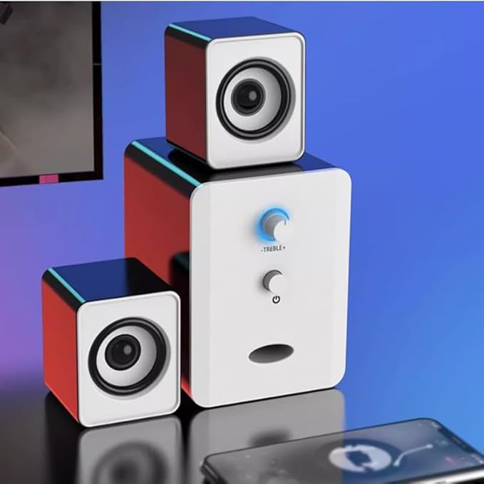 Desktop Computer Speaker Home Subwoofer Wired Mini 2.1usb Small