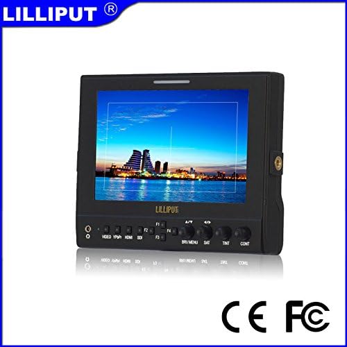 LILLIPUT 7 663/O HDMI Input &amp Output 1280 * 800 IPS Field Monitor for DSLR &amp Full HD Camcorder with LP-E6 Battery and Charger