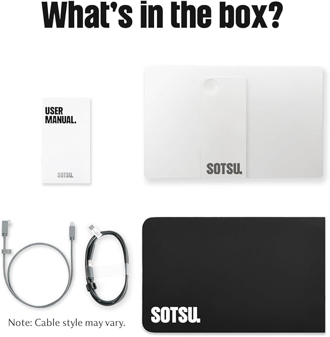SOTSU FlipAction Go 14 Premium Portable Monitor | Full HD 1080p | 400 Nits | 100% sRGB | Robust yet Lightweight | Pivoting Landscape &amp Portrait Display | Tempered Glass Cover | USB-C &amp Mini H