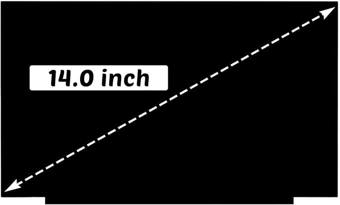 Replacement for Lenovo Thinkpad X1 Carbon 10th 11th Gen Type 21CB 21CC 21HM 21HN 14.0 inch 2240x1400 40 Pins 60HZ LCD Non-Touch Screen Display Digitizer Panel (for Non-Touch Screen Only)