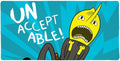 Adventure Time Lemongrab Unacceptable Large Gaming Mouse Pad Desk Mat with Stitched Edges Non-Slip Base for Gamer Home and Office 31.5 x 15.7