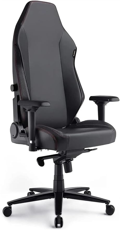 Office Chair Gaming Chair Ergonomic PC Game Chair- Lumbar Support Headrest 4D Armrests Computer Chair Big and Tall Comfortable(Black)