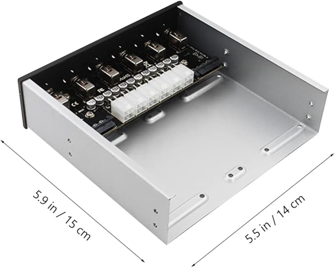Housoutil Hard Drive Power Control for Desktop Port Optical Bay Hub Intelligent Chip Individual Disk Management Stable Power Output Data Ssd Support