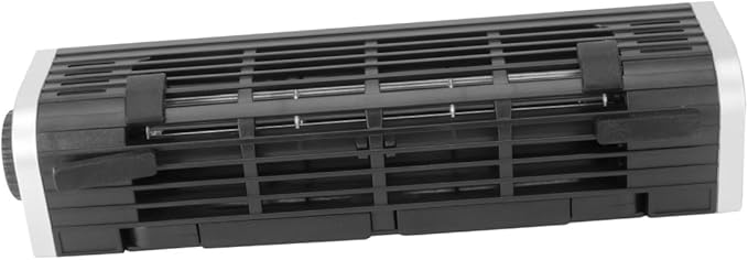 Tofficu USB Laptop Cooler with Adjustable Cooling Fan and Rear Holder Portable Notebook Radiator Stand for Efficient Heat Dissipation Black