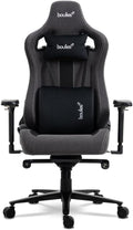 boulies Elite Gaming Chair Ergonomic Computer Chair with 4D Armrests Adjustable Reclining Office Chair with Head Pillow and Lumbar Support (Charcoal Grey Standard)