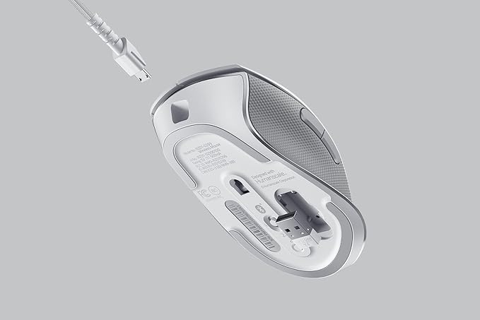 Razer Pro Click Humanscale Wireless Mouse: Ergonomic Form Factor - 5G Advanced Optical Sensor - Multi-Host Connectivity - 8 Programmable Buttons - Extended Battery Life of up to 400 Hours