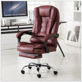 Ergonomic Executive Office Chair with PU Leather High Back 360° Swivel Adjustable Height &amp Silent PU Casters