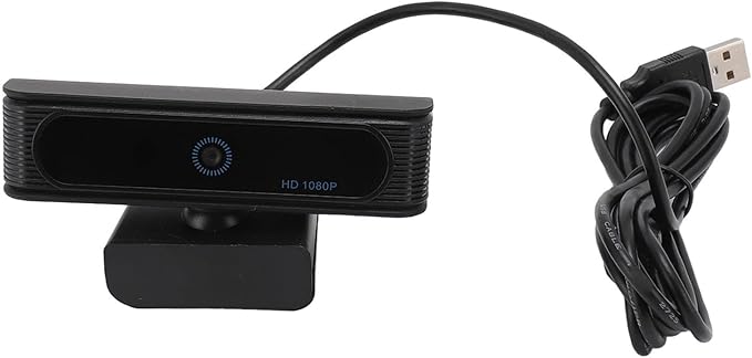 EBTOOLS Full HD 1080P USB Webcam 2MP 30FPS Face Recognition Camera with 80 Degree Viewable 10/11 Webcasting Camera for Video Conferencing