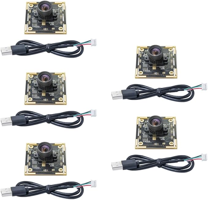 5PCS OV9732 Camera Module 1MP 1280x720 30fps USB Free Driver Manual Focus with 0.5 Meter Cable for WinXP/7/8/10