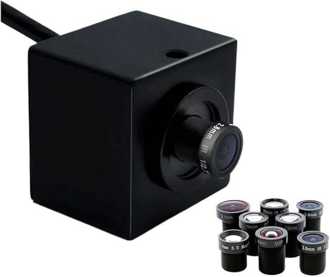 Metal IP POE Mini Camera with M12 Fixed Wide Angle Lens Security Surveillance H265 Face Detection Audio