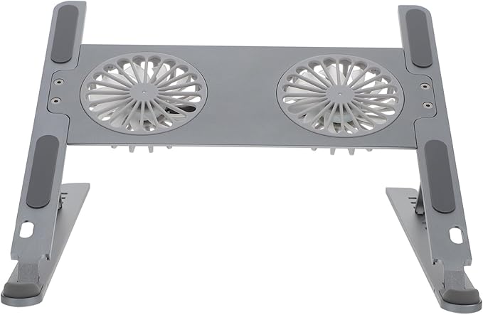ARTIBETTER Adjustable Laptop Cooling Stand for Gaming and Work Aluminum Alloy Heat Dissipation Quiet Fan Ergonomic Design for Notebook and Tablet