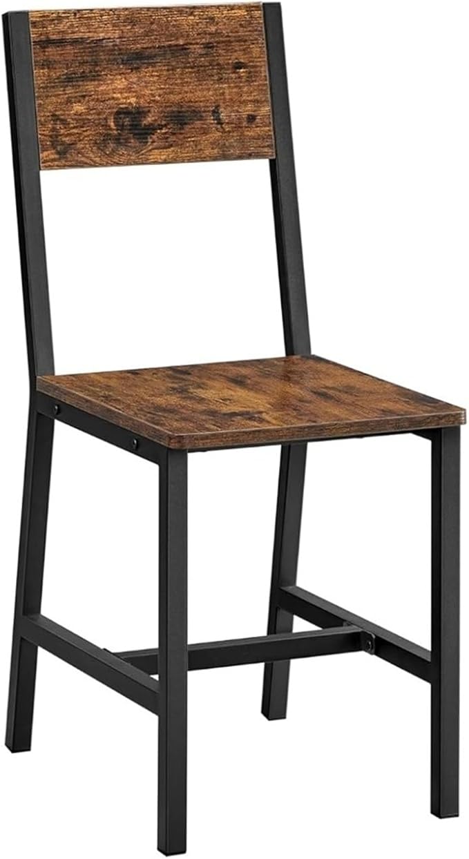 Adjustable Office Computer Chair with Armrest 1pcs Modern Wood Dining Chairs with Metal Steel Frame Easy to Assemble Comfortable Seat