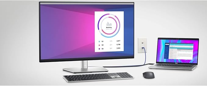 Dell P3223DE 31.5 QHD WLED LCD Monitor - 16:9 - Black Silver