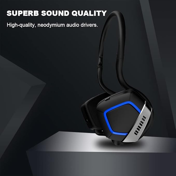 Wireless Gaming Headphones for PS5 PS4 PC Nintendo Switch Computer with mic - Playstion 5 Switch Wireless Gaming Headset with Detachable &amp Adjustable Microphone - On-Ear Foldable