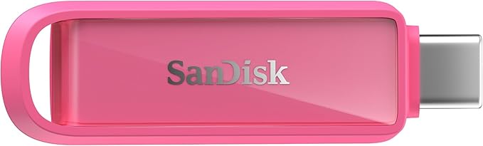 SanDisk 1TB Phone Drive with USB Type-C - for Smartphones Tablets and Computers - Up to 150MB/s USB 3.2 Gen 1 - Seastar Pink - SDIXS0N-1T00-GN6NG